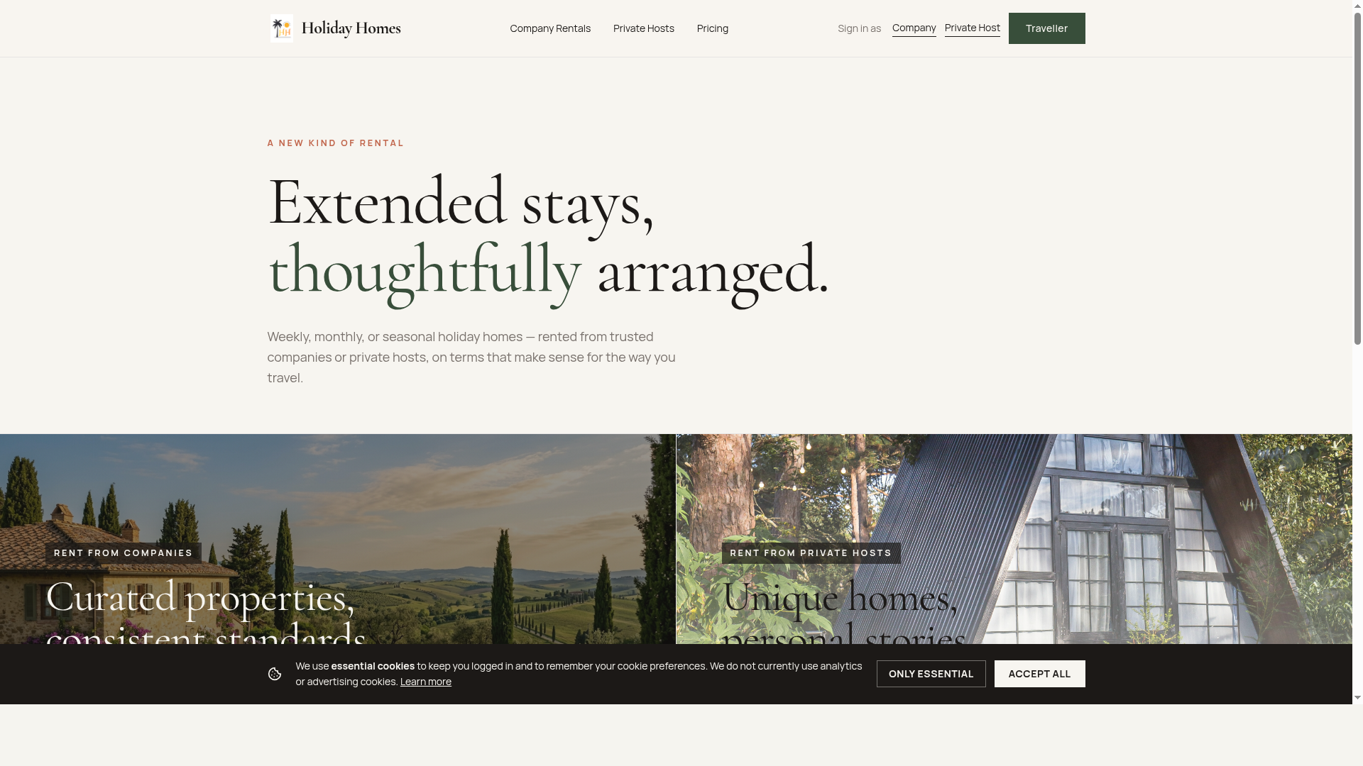 Fullstack App for Vacation Property Rental Platform